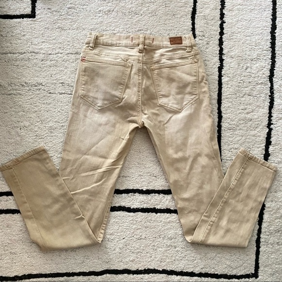 URBAN OUTFITTERS Tan Cigarette Mid Rise Jeans - Picture 4 of 5